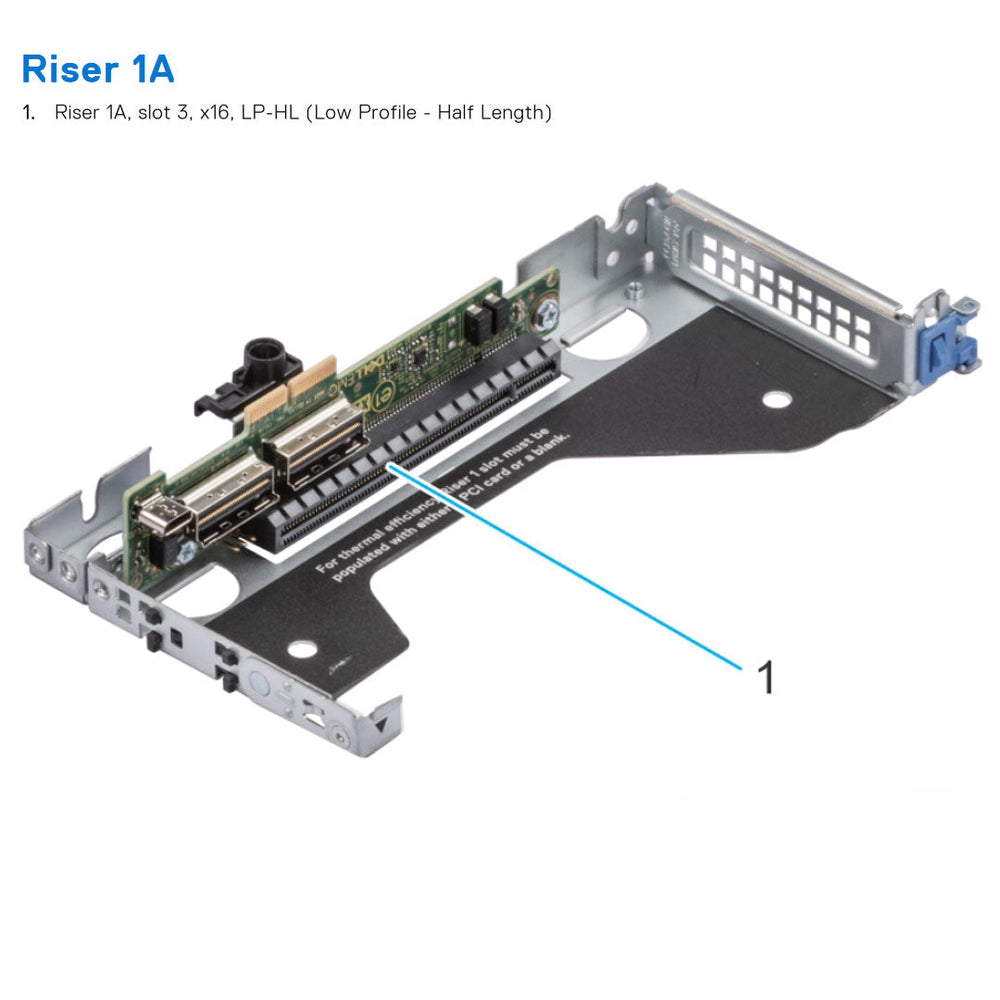 R1A+R2B+R3A — Riser Configuration 4 | Dell PowerEdge XR12
