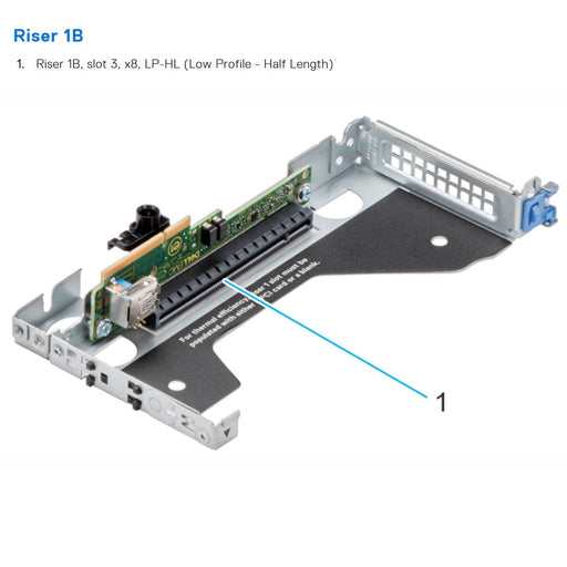 R1B+R2A+R3A — Riser Configuration 0 | Dell PowerEdge XR12