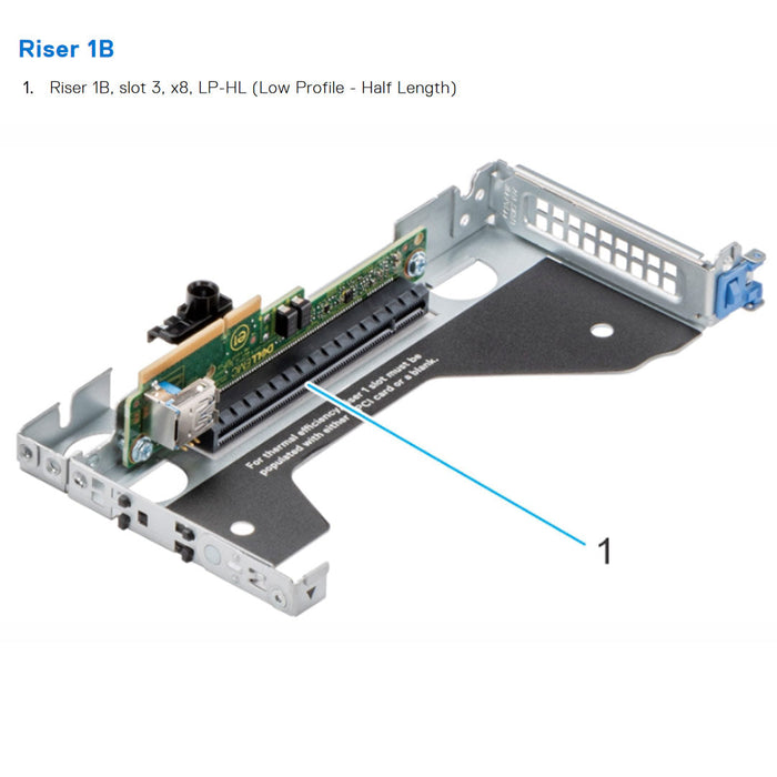 R1B+R2B+R3B — Riser Configuration 1 | Dell PowerEdge XR12