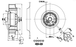 R2D220-AC14-19 Ebmpapst 74W 0.16A 400VA Cooling Fan