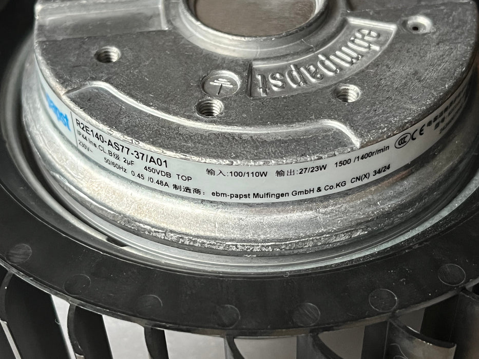 R2E140-AS77-37/A01 Ebm-papst centrifugal fan AC 230V