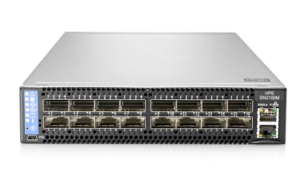 R3B06A -HPE SN2100M 18-Ports 100GbE QSFP28 Network Switch