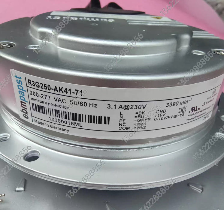 R3G250-AK41-71 Ebmpapst 490W Fan Motor M3G084-DF