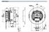 R3G250-RR01-H9 500W 200/277V 2.2A 3470rpm Ebm-papst 230V Fan Motor M3G084-DF