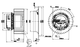 R3G280-AN32-01 Ebm-papst FAN Motor M3G112-GA