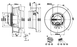 R3G310-AJ38-61 Ebm-papst Centrifugal Fan 200-277V 275W 1.2A 2300Rpm Motor M3G084-DF