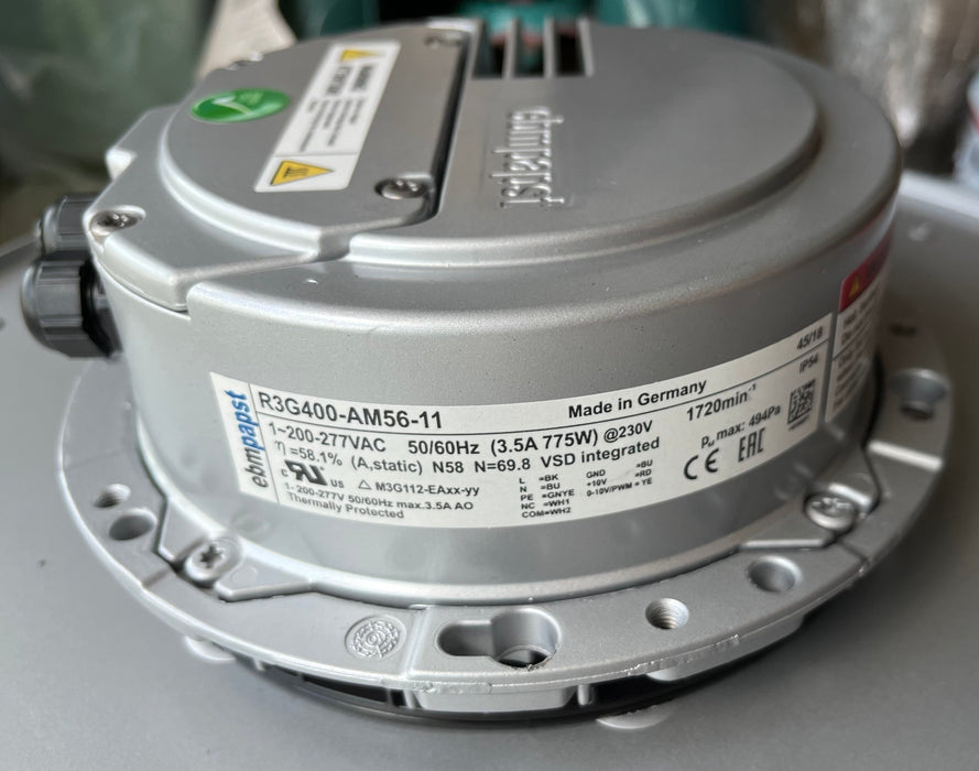 R3G400-AM56-11 230V 50/60Hz ebm papst Motor M3G112-EA