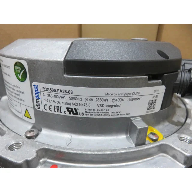 R3G560-FA28-03 ebm-papst Centrifugal fan 380/4800V 3950W 6A 1900rpm