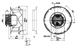 R3G560-RB31-71 ebmpapst FAN Motor M3G150-IF