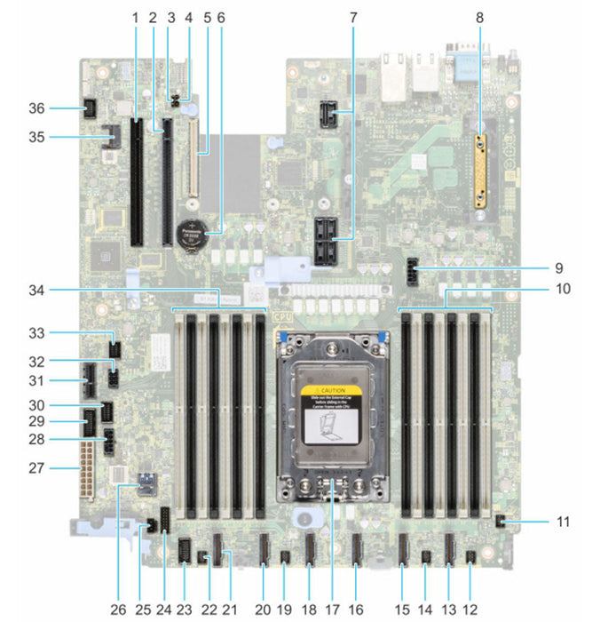 R4CNN — System Board Motherboard | Dell PowerEdge R6515
