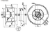 R4E355-RB10-01 EBMpapst AC Centrifugal Fan 355mm 230VAC
