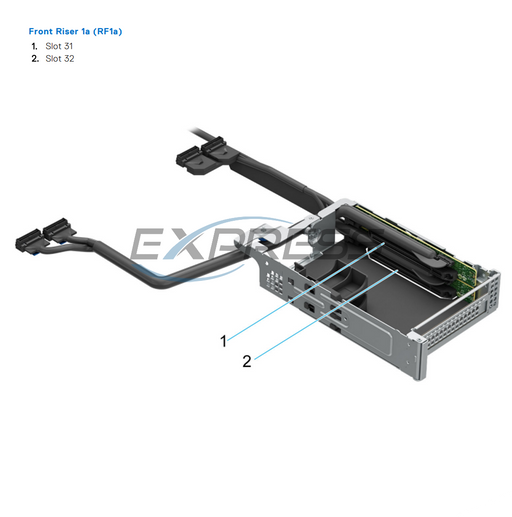 RC1 Front — Riser Configuration | Dell PowerEdge R670