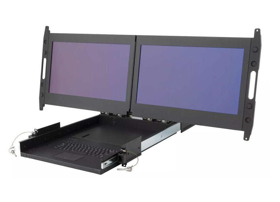 Acme RDE-RMDSI230-US10-2 RMSDU 230 Dual 23" 2U Rackmount KVM Console