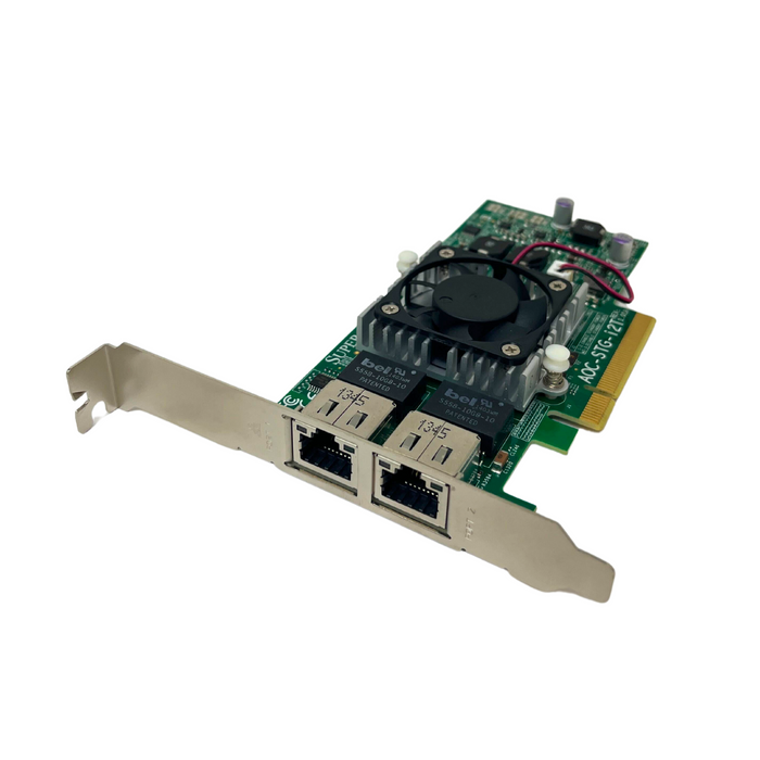 REV 1.01 Supermicro Intel X540-AT2 Dual Port 2x 10GbE RJ45 PCIe Network Adapter NIC (AOC-STG-I2T REV 1.01)