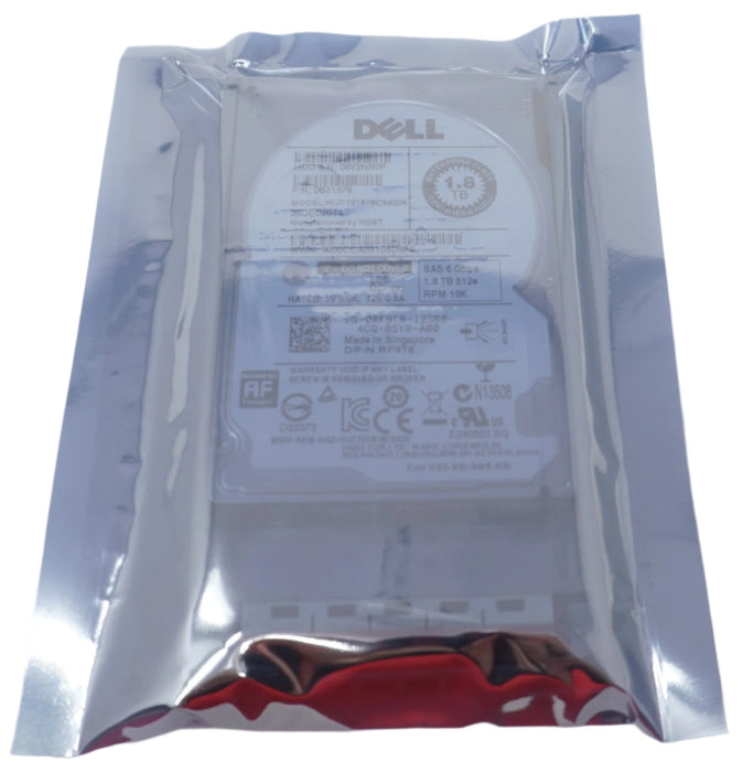 Dell 1.8TB 6G 10K 2.5" SAS SFF RF9T8 HUC101818CS4204 Hard Drive