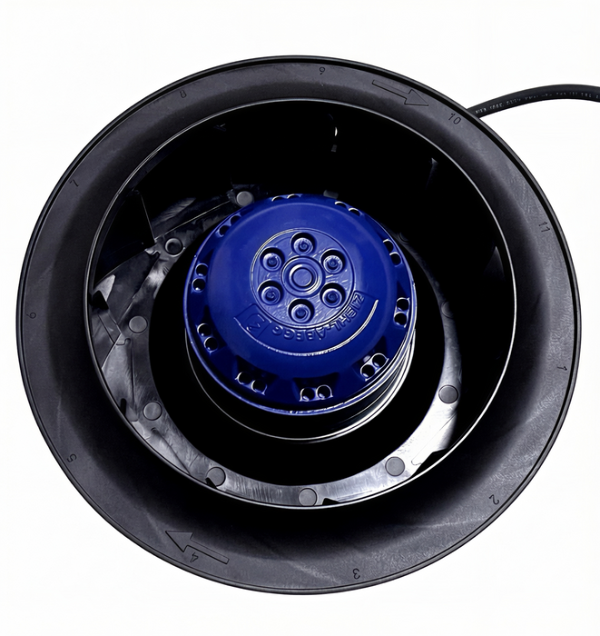 RH22L-2EP.WC.2R P/N 161616 1-230V 50HZ ZIEHL-ABEGG centrifugal fan