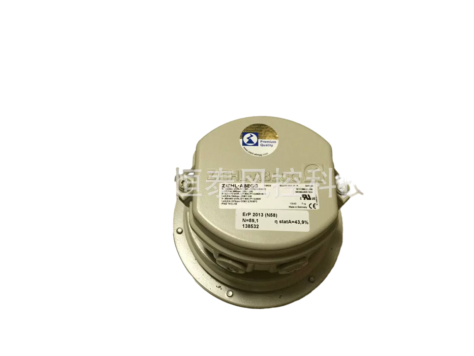 RH25M-2DK.3F.1R  ZIEHL-ABEGG centrifugal fan 3-230/400V 50/60HZ 3370RPM