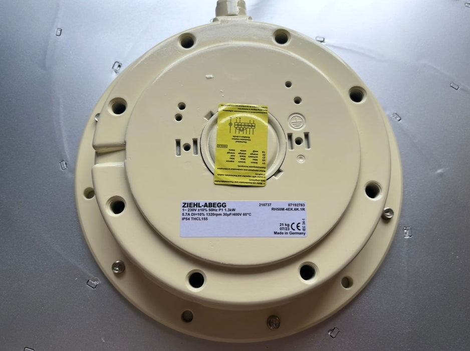 Brand new RH50M-4EK.6K.1R ZIEHL-ABEGG centrifugal fan 1-230V 1300W 5.7A 1320rpm 50/60HZ
