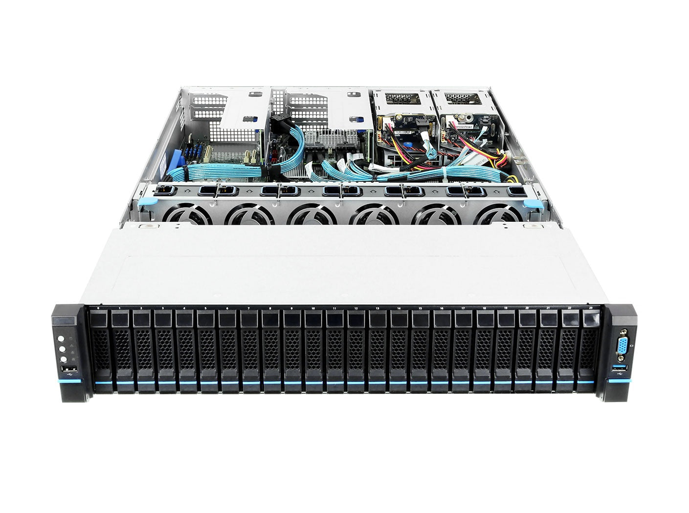 ASRock RM23724-C622LM/22E 2U Intel Xeon 80 Core Barebone Server