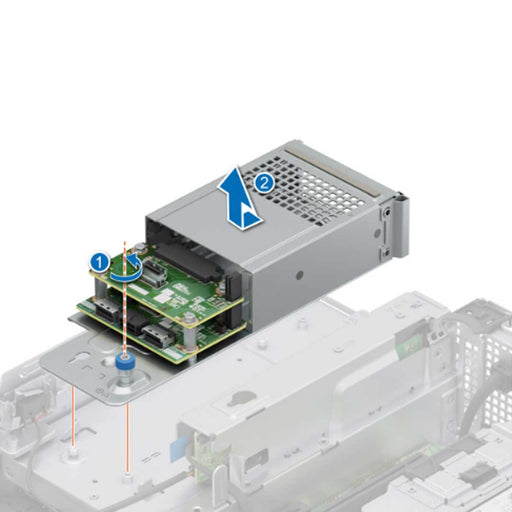 Rear Drive Cage | Dell PowerEdge R760XS