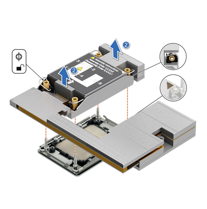 Remote Heatsink >250W | Refurbished Dell (17G)