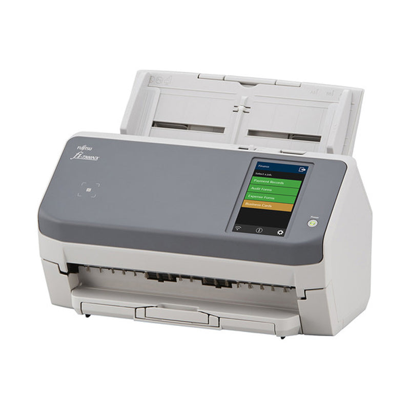 Ricoh fi-7300NX 600 x 600 dpi 60 ppm USB, Wi-Fi Automatic Duplex Scanning 4.3-inch Touch Screen LCD Display Desktop Color Sheetfed Document Scanner - PA03768-B005