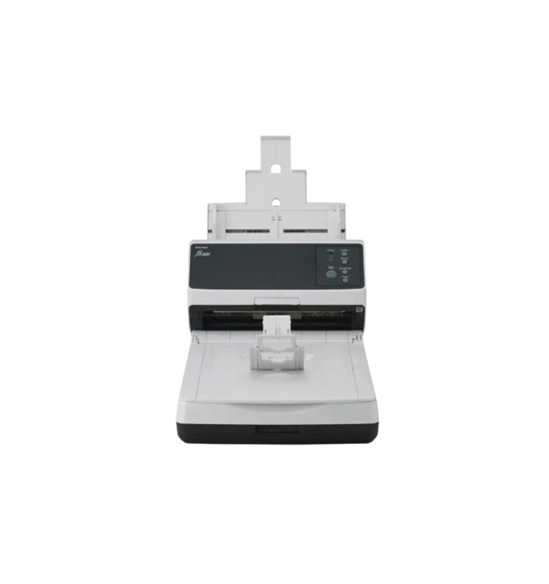 Ricoh fi-8250 600 x 600 dpi 50 ppm USB, Ethernet Automatic Duplex Scanning 4.3-inch Touch Screen LCD Display Desktop Document Scanner - PA03810-B605