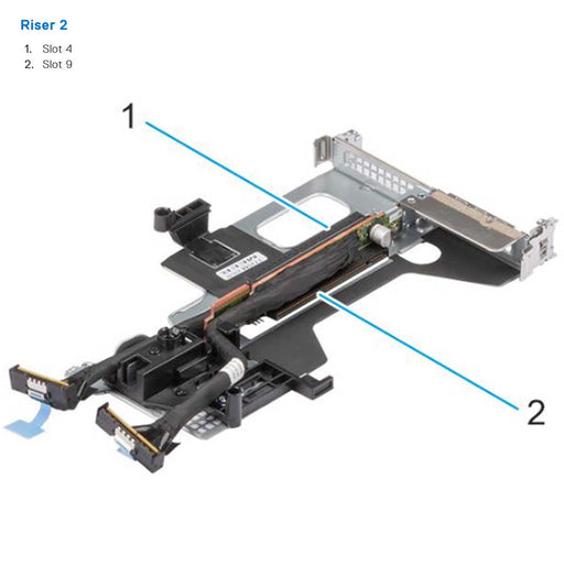 Riser 2 2x16 (R2) Slot 4, 9 | Dell PowerEdge R960
