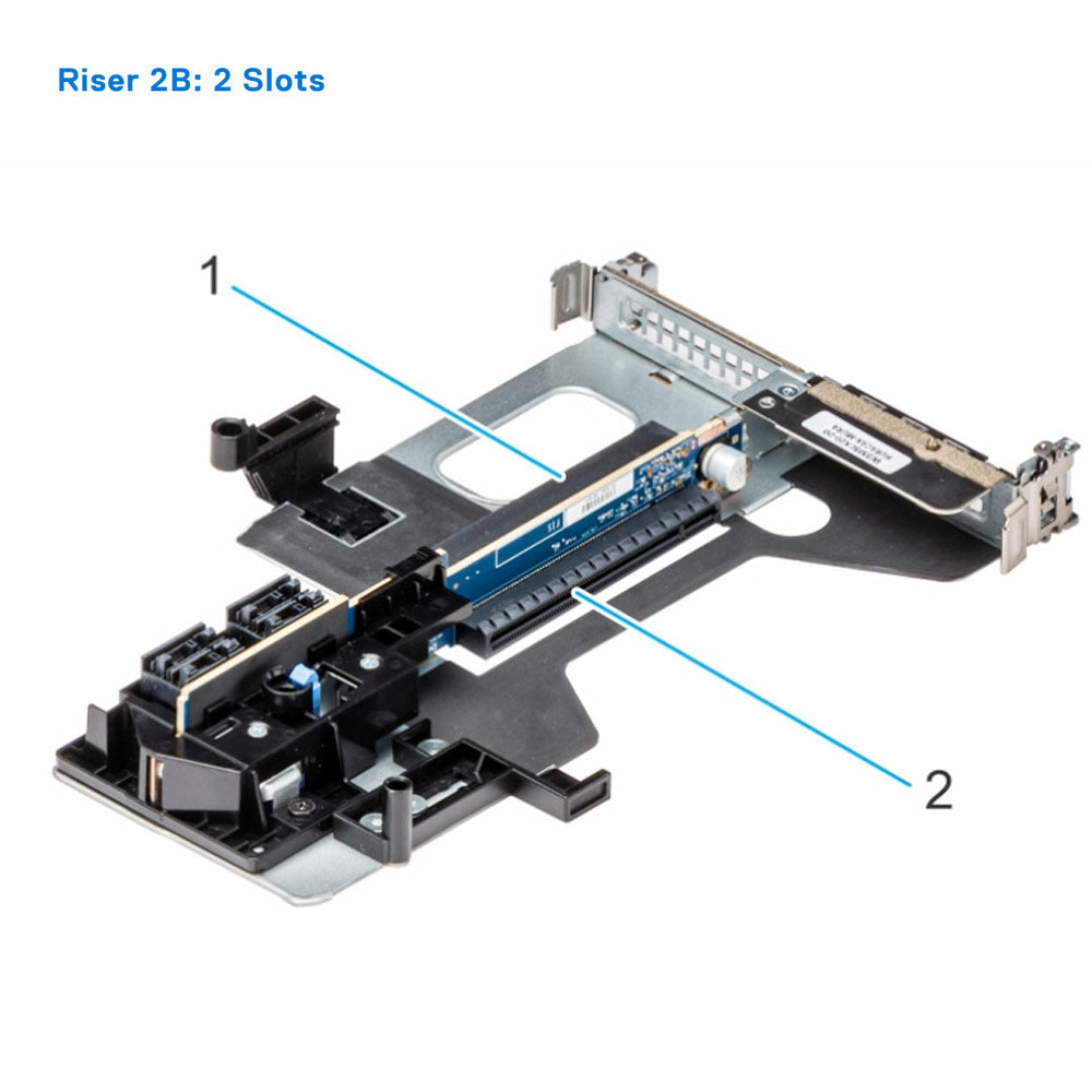 Riser 2B: 2 Slots | Dell PowerEdge R750