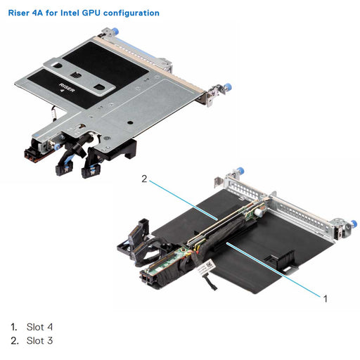 Riser Config 2 R1A + R4A Intel | Dell PowerEdge XE9640