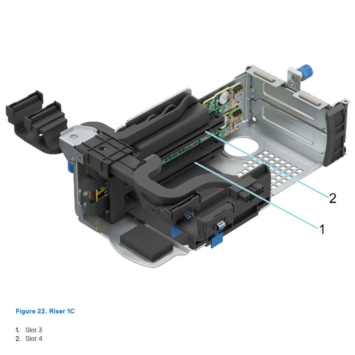 Riser Config 2 R1C + R2 + R3 + R4C | Dell PowerEdge R860
