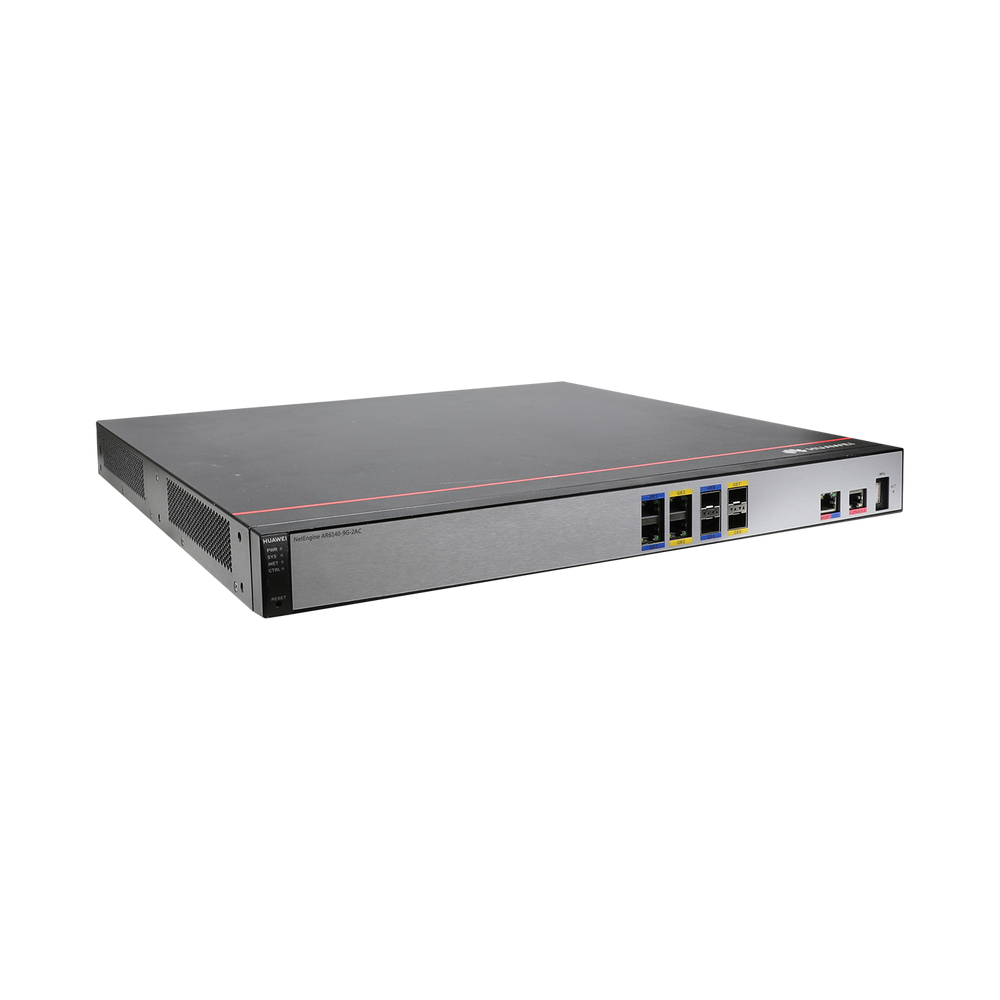 Huawei NetEngine AR6140-9G-2AC – 2 Gbps SRU-400H Router, 8×GE LAN