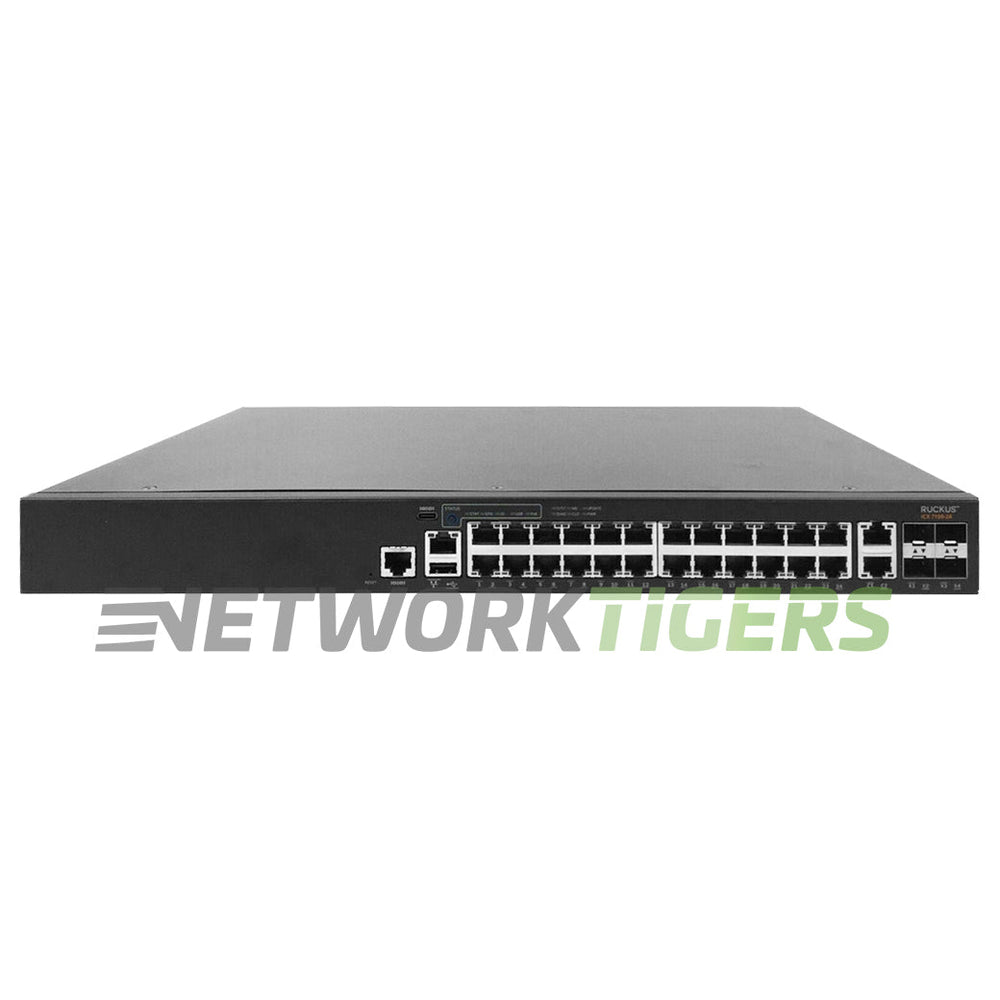 Ruckus Brocade ICX7150-24-2X10G 24x 1GB RJ-45 2x 1GB SFP 2x 10GB SFP+ Switch