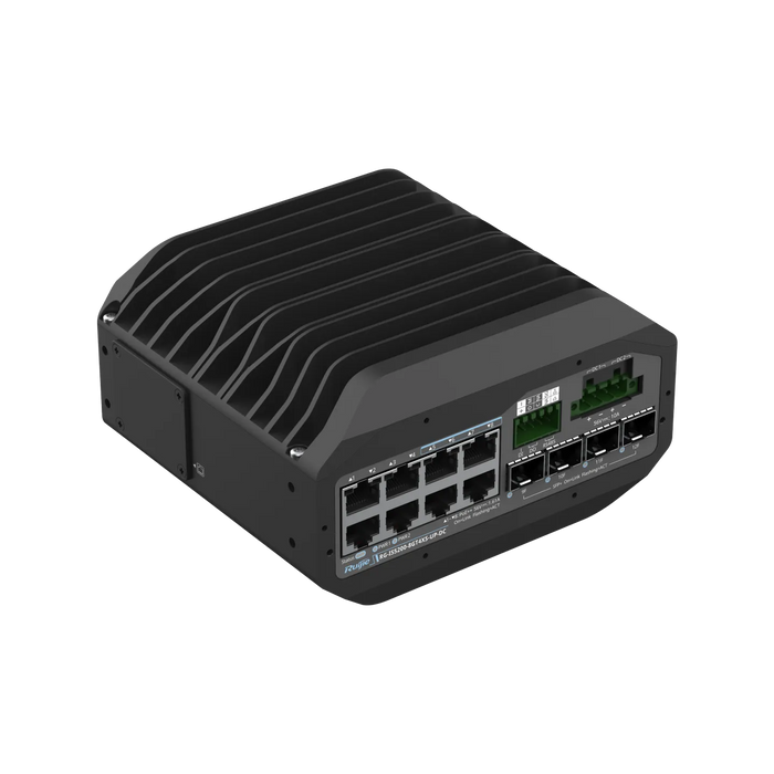Ruijie RG-IS5200-8GT4XS-UP-DC Industrial 8-Port PoE+ Switch 4×10G Uplinks