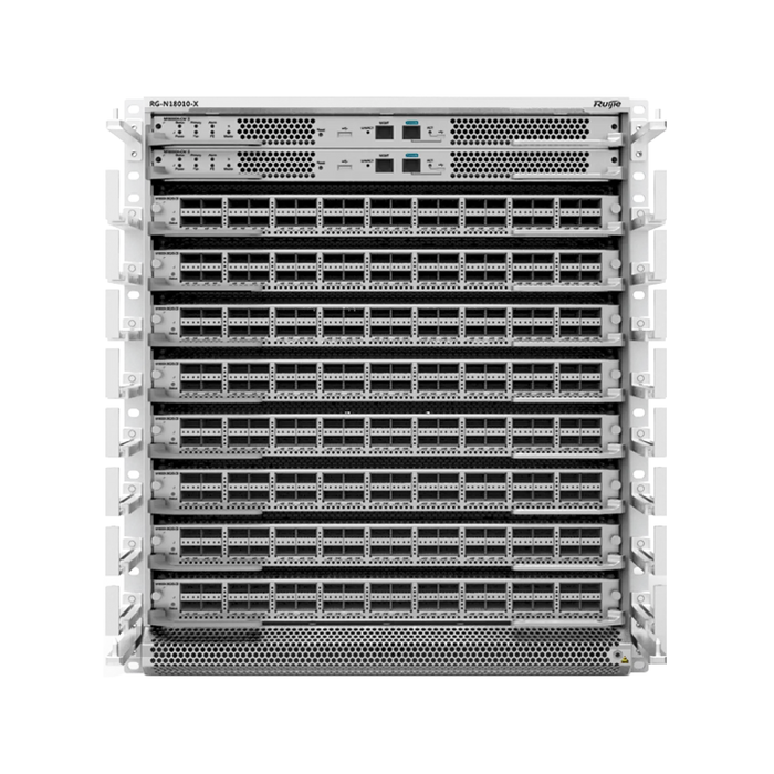 Ruijie RG-N18010-X 12U 10-Slot Core Switch, 89Tbps Switching Fabric(Chassis)