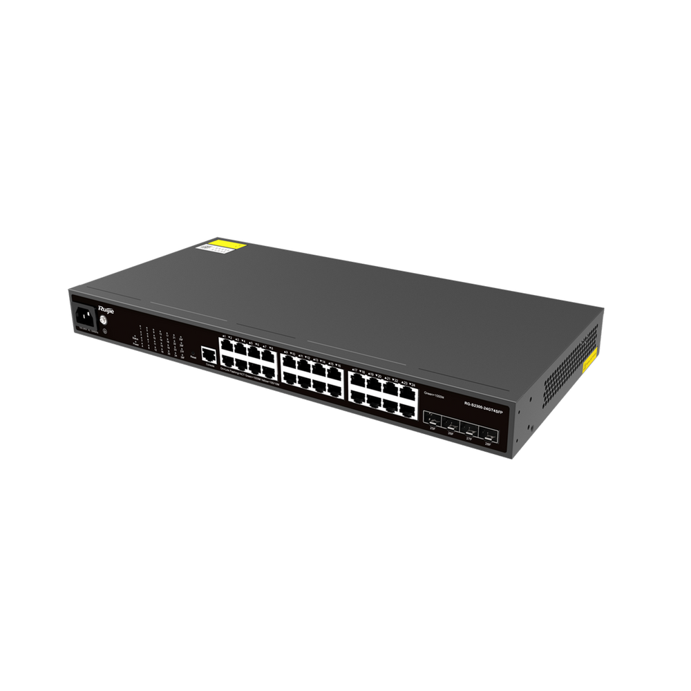 Ruijie RG-S2300-24GT4SFP 24×1G & 4×1G SFP Gigabit Access Switch