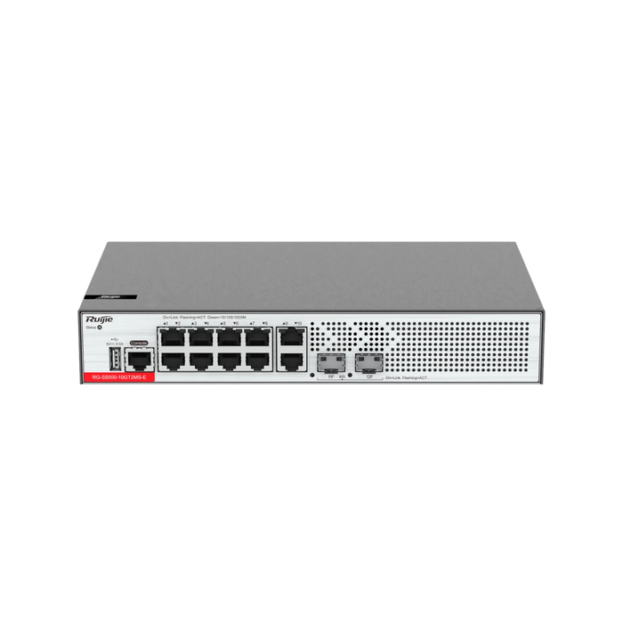Ruijie RG-S5000-10GT2MS-E 10×1G & 2×2.5G SFP Layer 2+ Switch