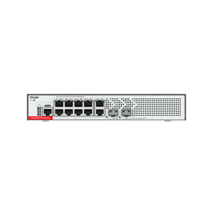 Ruijie RG-S5000-10GT2MS-E 10×1G & 2×2.5G SFP Layer 2+ Switch