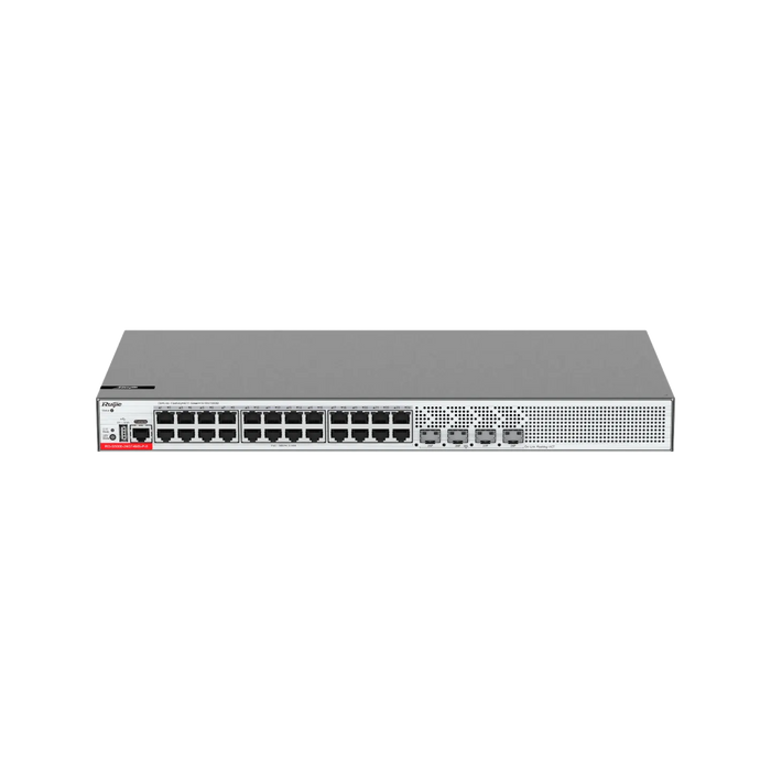 Ruijie RG-S5000-24GT4MS-P-E 24×1G PoE+ & 4×2.5G SFP Layer 2+ Switch