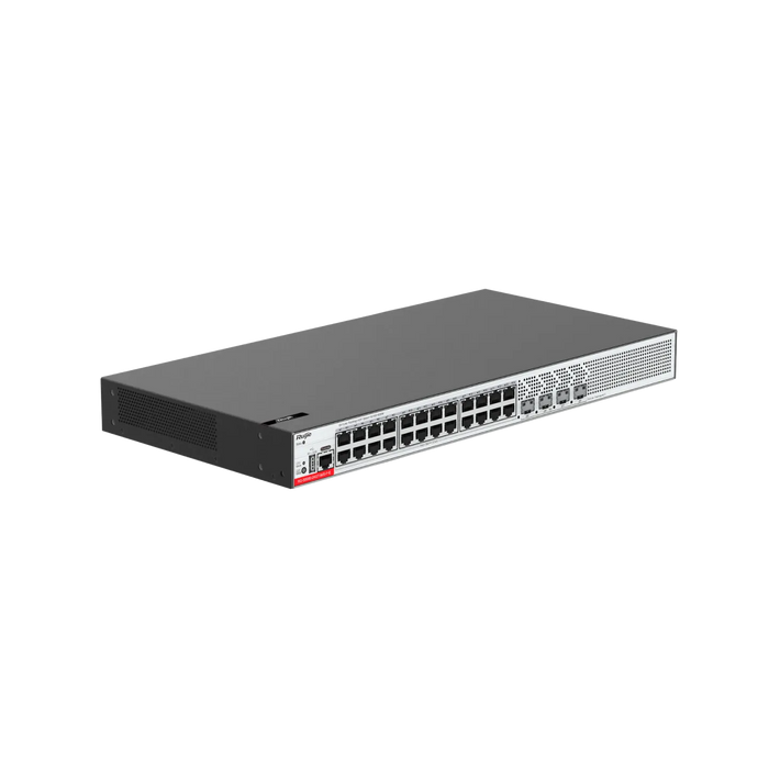 Ruijie RG-S5000-24GT4MS-P-E 24×1G PoE+ & 4×2.5G SFP Layer 2+ Switch