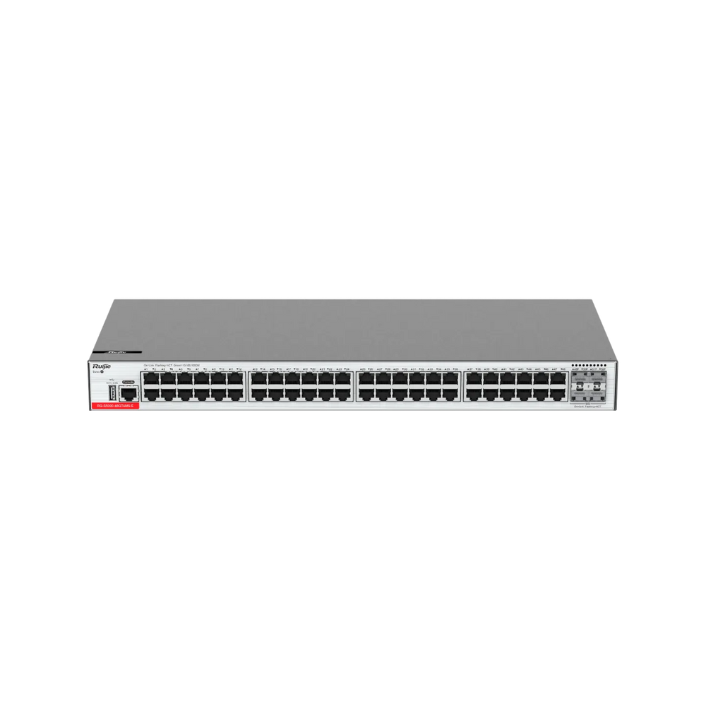 Ruijie RG-S5000-48GT4MS-E 48×1G & 4×2.5G SFP Layer 2+ Switch
