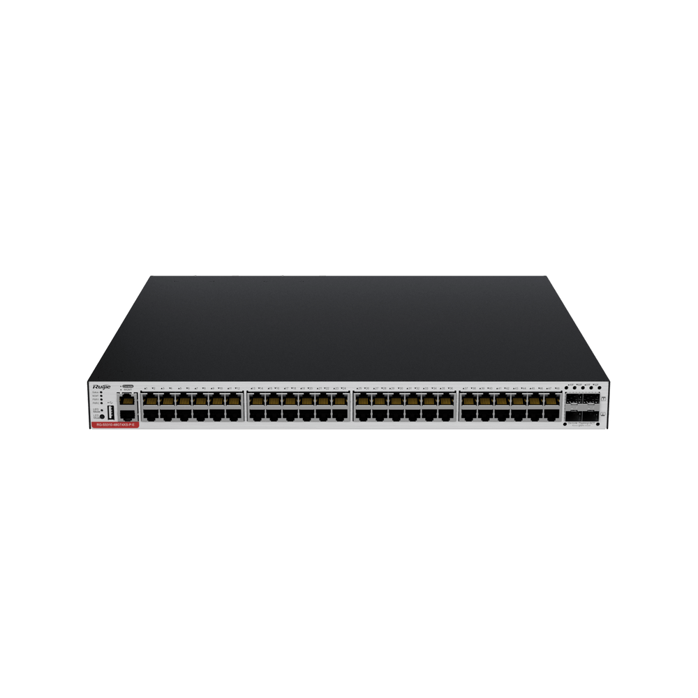 Ruijie RG-S5310-48GT4XS-P-E 48×1G PoE+ & 4×10G SFP+ Layer 3 Switch