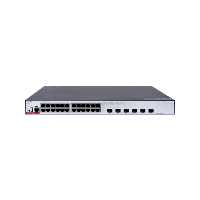 Ruijie RG-S5315-24MG6XS-UP-E 24×2.5G PoE+ & 6×10G SFP+ Uplink Switch