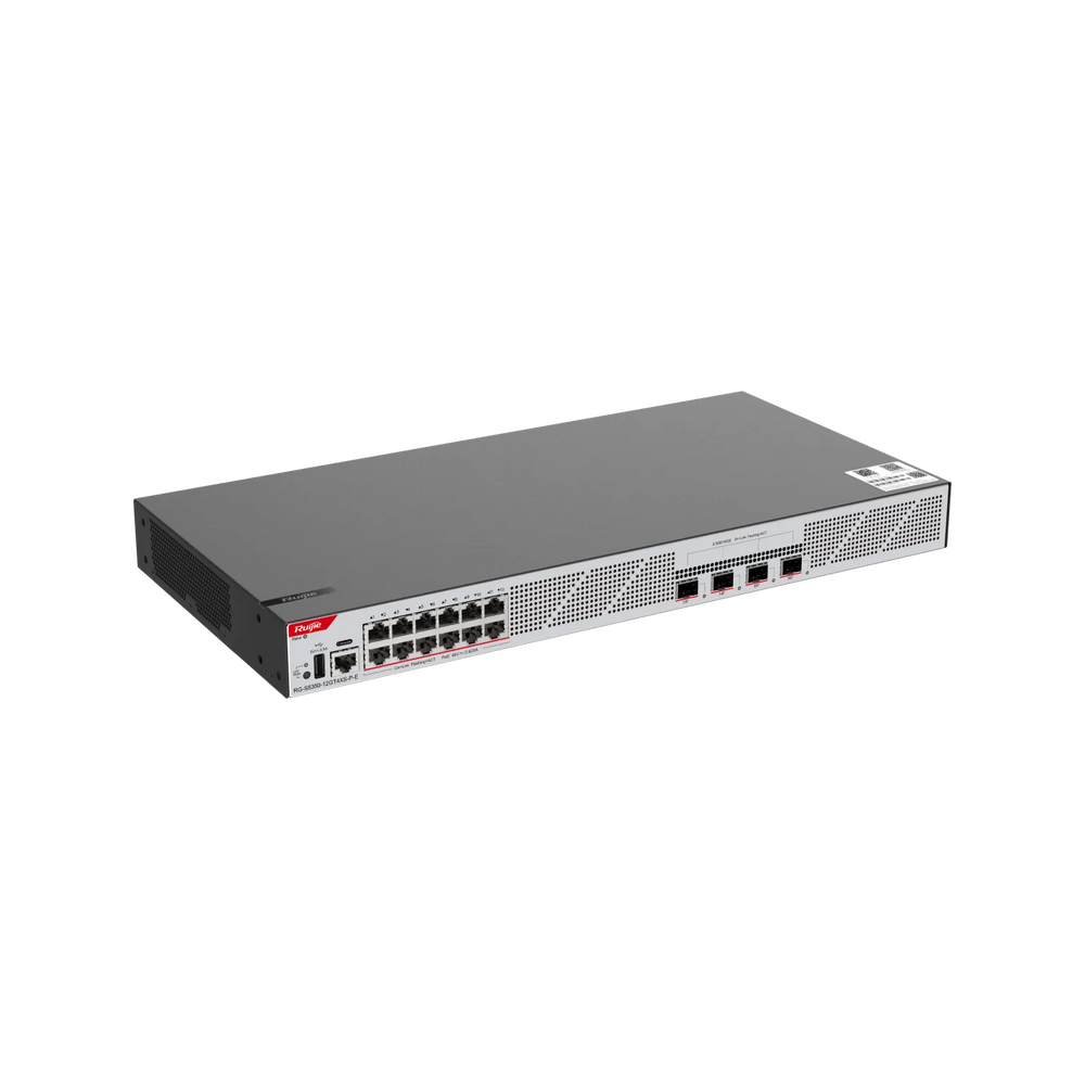 Ruijie RG-S5350-12GT4XS-P-E 12×Gigabit PoE+ & 4×10G SFP+ L2+ Switch