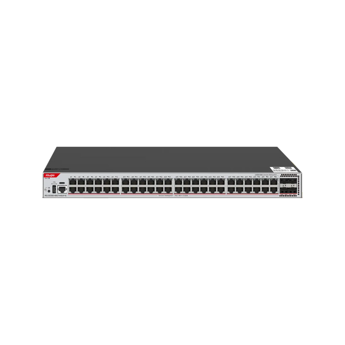 Ruijie RG-S5350-48GT4XS-P-E 48×Gigabit PoE+ & 4×10G SFP+ L3 Switch