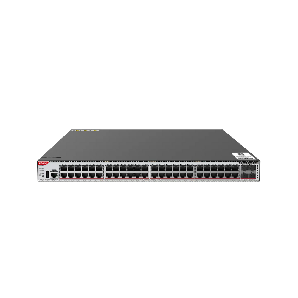 Ruijie RG-S5360-48GT4XS-P-E Industrial 48×Gigabit PoE+ & 4×10G SFP+ Switch