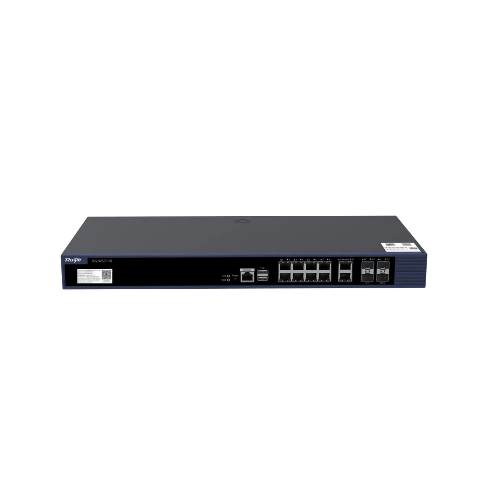 Ruijie RG-WS7110 Wireless Access Controller, 10 Gbps, L2/L3, Visualized Mgmt