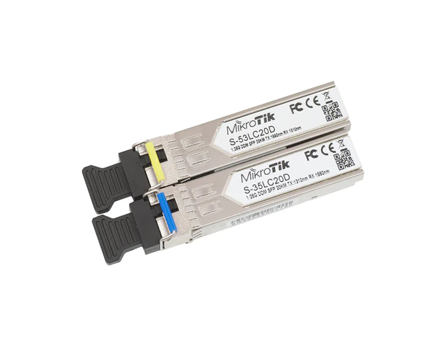 S-3553LC20D: 1.25G Single Mode SFP Transceivers with 20km Range