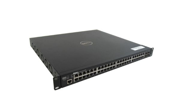 S50-01-GE-48T-V - Dell Force10 S50N 48-Ports 10/100/1000BASE-T Ethernet Layer 3 Rack-mountable Managed Network Switch with 4-Ports SFP