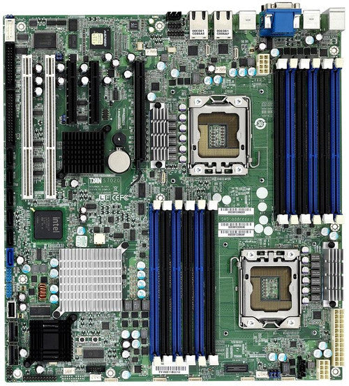 S7020AGM2NR - Tyan S7020 Socket LGA 2366 Intel 5520/ICH10R Chipset DDR3 Intel Xeon 5500/5600 Series Processors Support DDR3 12x DIMM 6x SATA